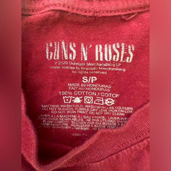 Guns N’ Roses Burgundy Band Tee - Picture 6 of 6